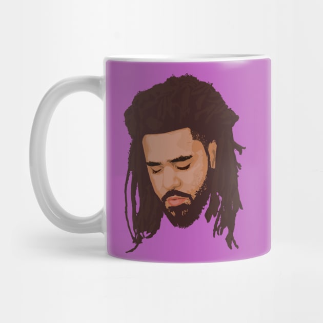 J.Cole portrait by SHACHAR